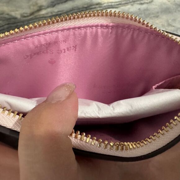 Kate Spade Lucy Heart Studs L-zip Wristlet - Picture 9 of 11